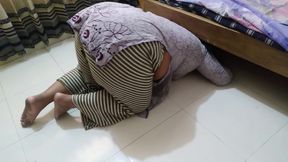 Badi Gand Wali Sass Ko Damad Ni Jabardast Chudai - MILF Huge Ass Fucking & Cum