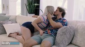 Heartbroken Beauty Seeks Comfort with Her Charming Stepbrother - A Steamy Reunion!