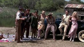 Bobbi Starr, Dylan Ryder, Julia Ann And Natasha Marley Outdoor Orgy