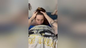 Throat Goat - Bbw Facefuck Deepthroat With No Hands, Swallows Huge Throatpie