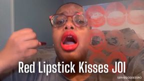 Red Lipstick Kisses JOI - Royal Ro plexiglass kisses jerk off instruction hd mp4 1080p