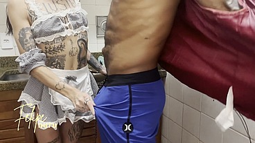 A DIARISTA FEZ UMA FAXINA NO CAPRICHO - PARTE 1