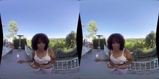 Outdoor fuck with smoking milf