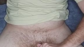 Watching gay porn while the lady is away, so I get to play