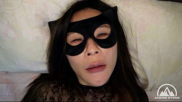 Slutty Asian MILF Zoey Kim gets banged by a hung bull in rough cosplay POV