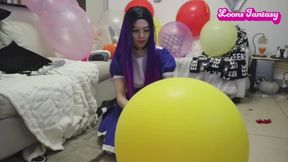 Owllete inflates and bounces on 2 36 inch balloons