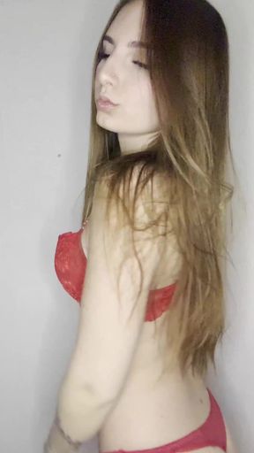 Tits only fans teen self shot video