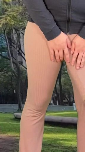 Iconic moment from &quot;Huge dick shemale hands free cum public&quot;