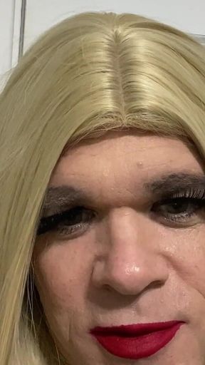 Crossdresser Talking to Step Daddy Ans a CD Trying to Really Get Them to Come Over and Play, Make Our, Suck Cock, Lick Asshole