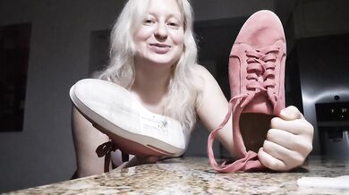 FOOT SLUTS, FUCK YOU WITH MY FOOT • Shoe Teaser • Sock Delicious • Your Mouth On My Big Toe • Suck Luddo Vicka's Bare Sole