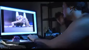 Audrey Hollander deep-throats biggest cock