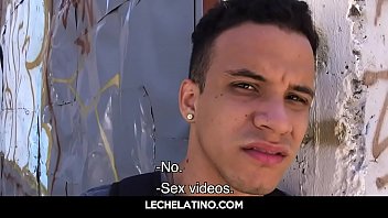 Uncut Latin studs sucking on their foreskin