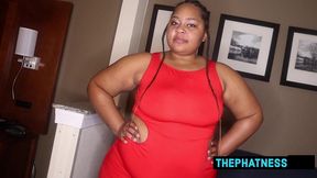 juicy red in sexy red dress