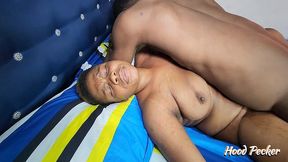 mr. pato smashing miss gift like she owes him some money.