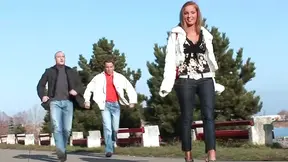 Sexy Lauryn Gets Ass Fucked by Her Man & Friend for Ultimate Pleasure