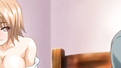 Watch this naughty couple get off together as they fuck their roommate in a public place