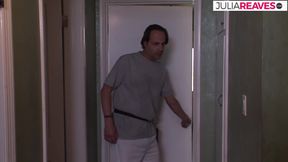 The masseur sees the big tits and desperately wants to fuck them