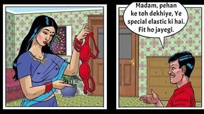 Savita Bhabhi and the Bra Saleman