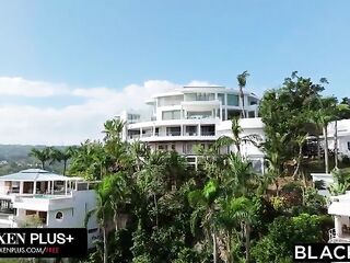 BLACKED Cute Little Hotwife Eve Enchanting Gets BBC Tag-Teamed For Hubby