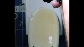Masturbation with latex gloves and cockring series