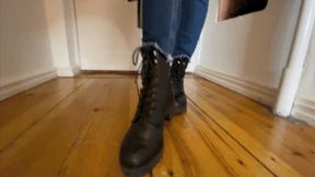 trampling with whipping and roleplay - 1031 Lea Pur after work trampling 720p
