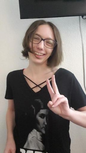 Quick Princess Leia Shirt Titty Flash and Bounce