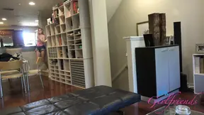 Blonde Nicole POV - Pee Play, Footjob & Cowgirl Riding Fucking & Creampie