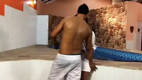 Brazilian brunette Suzana Rhios takes a big cock in her tight ass