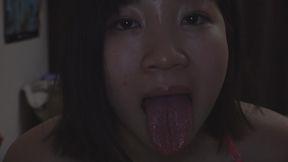 Aoi: Obedient Swallowing Sperm Blowjob Training