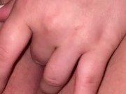 Homemade video of my wife playing with her self