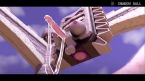 Princess Quest vs Thwompette monster Futanari - Hentai 3D Animation Peach