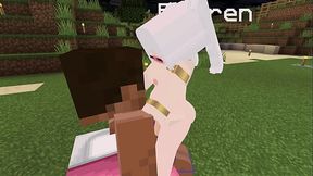 Minecraft Jenny Mod Fapcraft Frieren is wearing a sexy outfit and wants to have sex