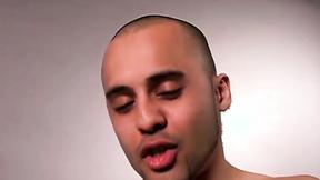 ”Hot latino Billy released a big load after jacking his huge dick”