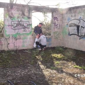 Mike fucked by young straight Arab outdoor