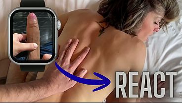 Married wife gets fucked by another man while her husband watches and cums