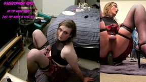 Sissycdmish - BBC Loving Slut in Fishnets and Heels