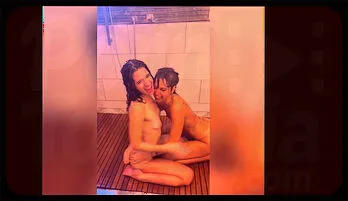 Soaked Seduction: Abbie Maley & Riley Reid's Steamy Shower Play