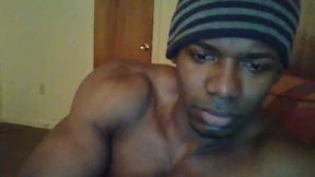 Demarcus Couverture Jerking Off His Thick Cock