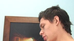 ”Latino twink plowed bareback before getting a suck”