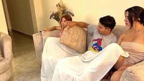 Boyfriend's StepMom Anal&#x1F44C; Threesome After Caught Cunnilingus - SilvanaLee