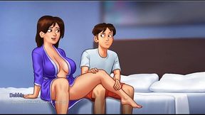 Naughty laundry fun with Debbie in Summertime Saga