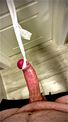 Panties on cock