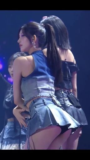 Athletic k-pop star gives a sexy performance as a blonde Korean