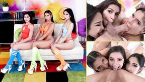”Sloppy Tsunami With Gianna, Katya & Eva”
