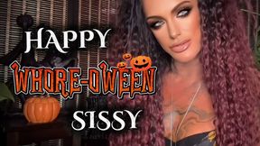HAPPY WHORE-OWEEN SISSY - MistressRavenFD helps you pick out a slutty costume and get dolled up for an encouraged bi Halloween night