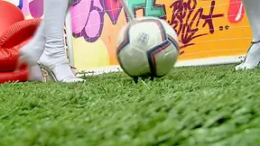These footballers wives learned to score on their own