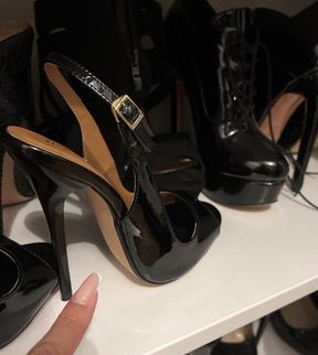 Essayage d'escarpins
