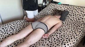 i got rimmed so deep after a sensual massage [4k]