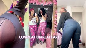 Compilation Real Farts No Filters Raven Cosplay, in the Car and In Pajamas