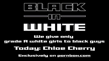 Chloe Cherry lunch delivery ends as interracial 3some DP session BIW010